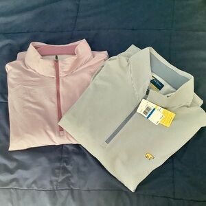 Pair of Jack Nicklaus Golf Sweater Men’s Quarter Zip Golf Pullover Sz XL NWT